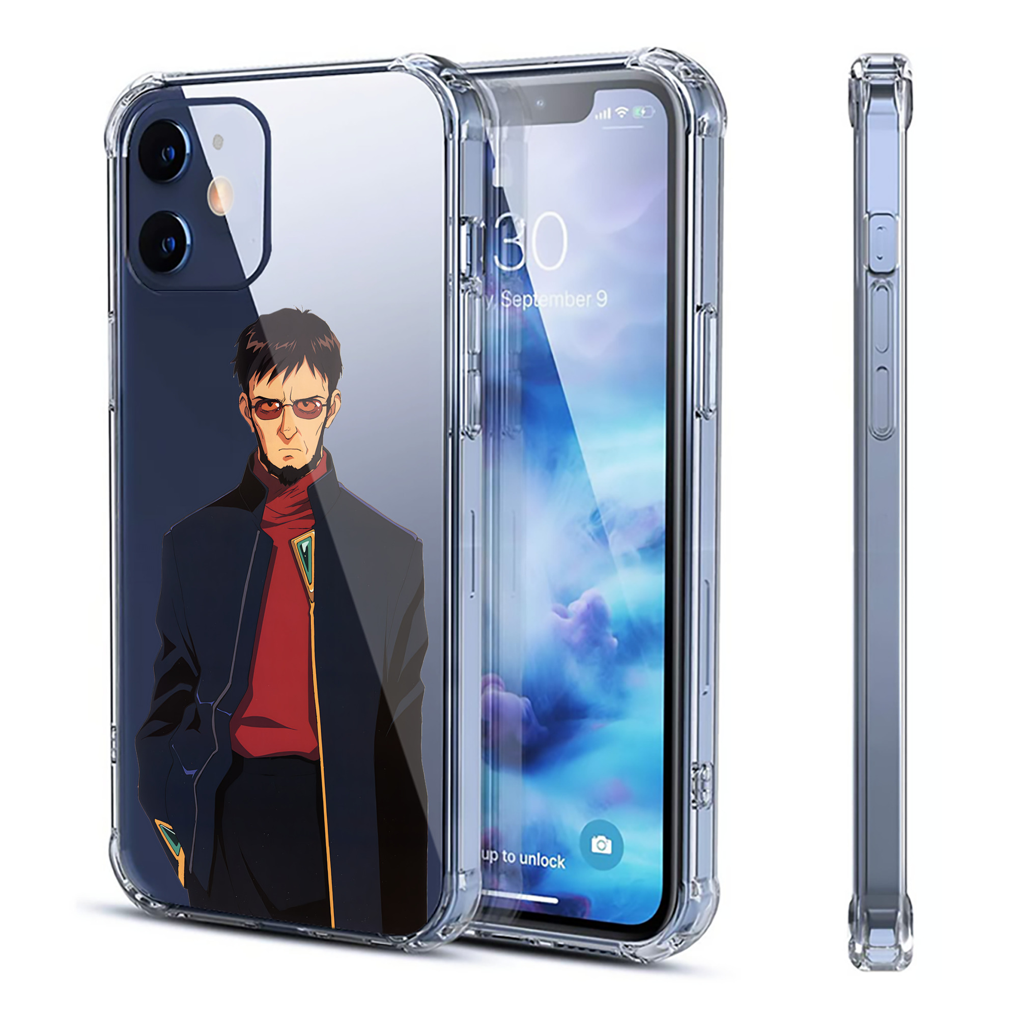 （画像用） EVA 新世紀エヴァンゲリオン 【iPhone 12シリーズ対応】透明スマホケース（クリアソフトケース）